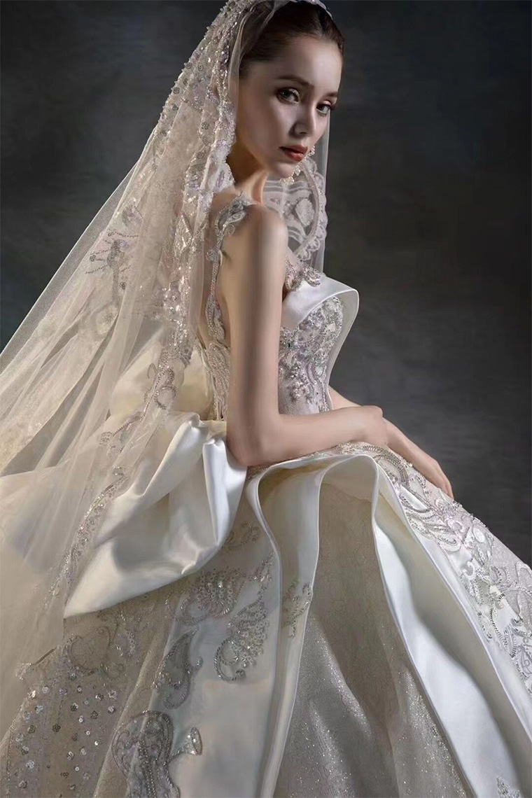 尼龍婚紗網展示