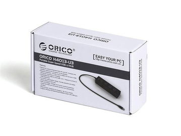 ORICO H4013 U3便攜式USB3.0高速集線器 簡約設計，高效擴展